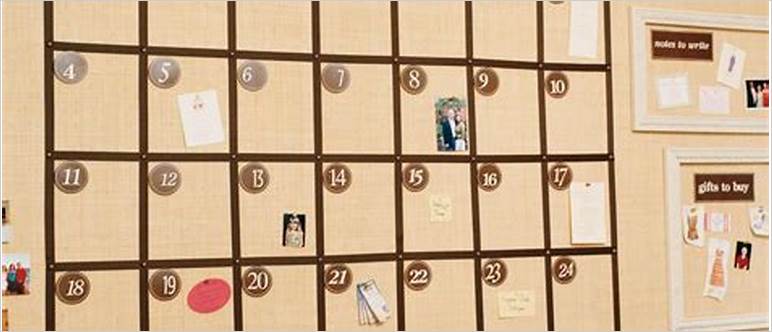 Family wall calendar ideas